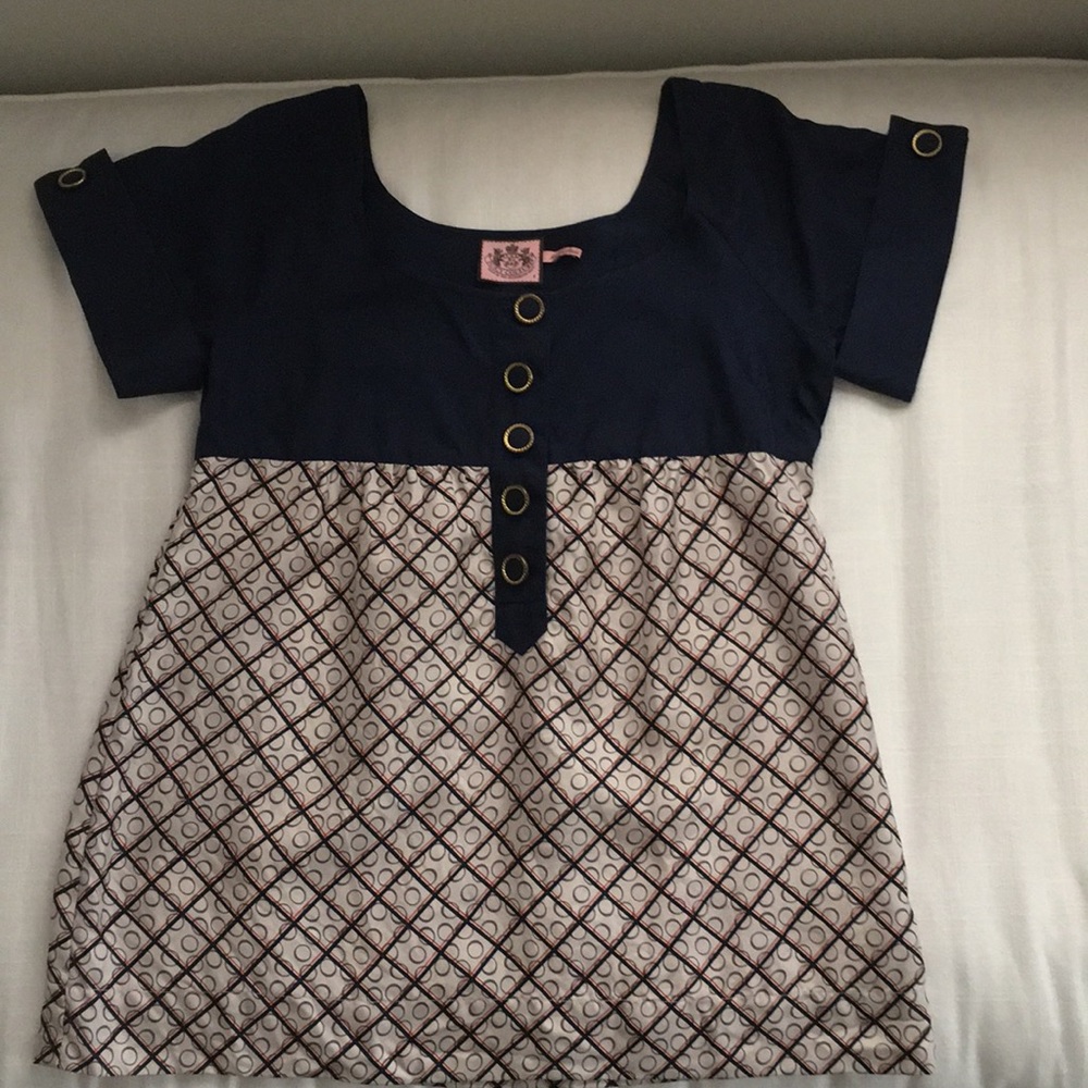 Juicy Couture nautical silk blouse